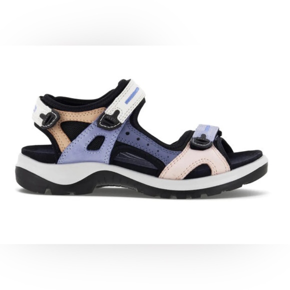 Ecco Shoes - Ecco Women's Sandals Size 40 Black Beige Pink Orthopedic Comfort Shoes 9.5